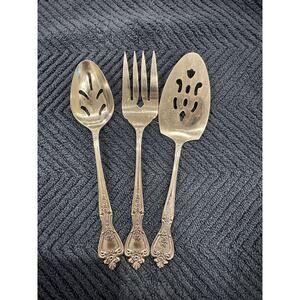 Normandie from Japan Flatware meat fork, Spoon Server,Pie Server. STAINLESS VTG